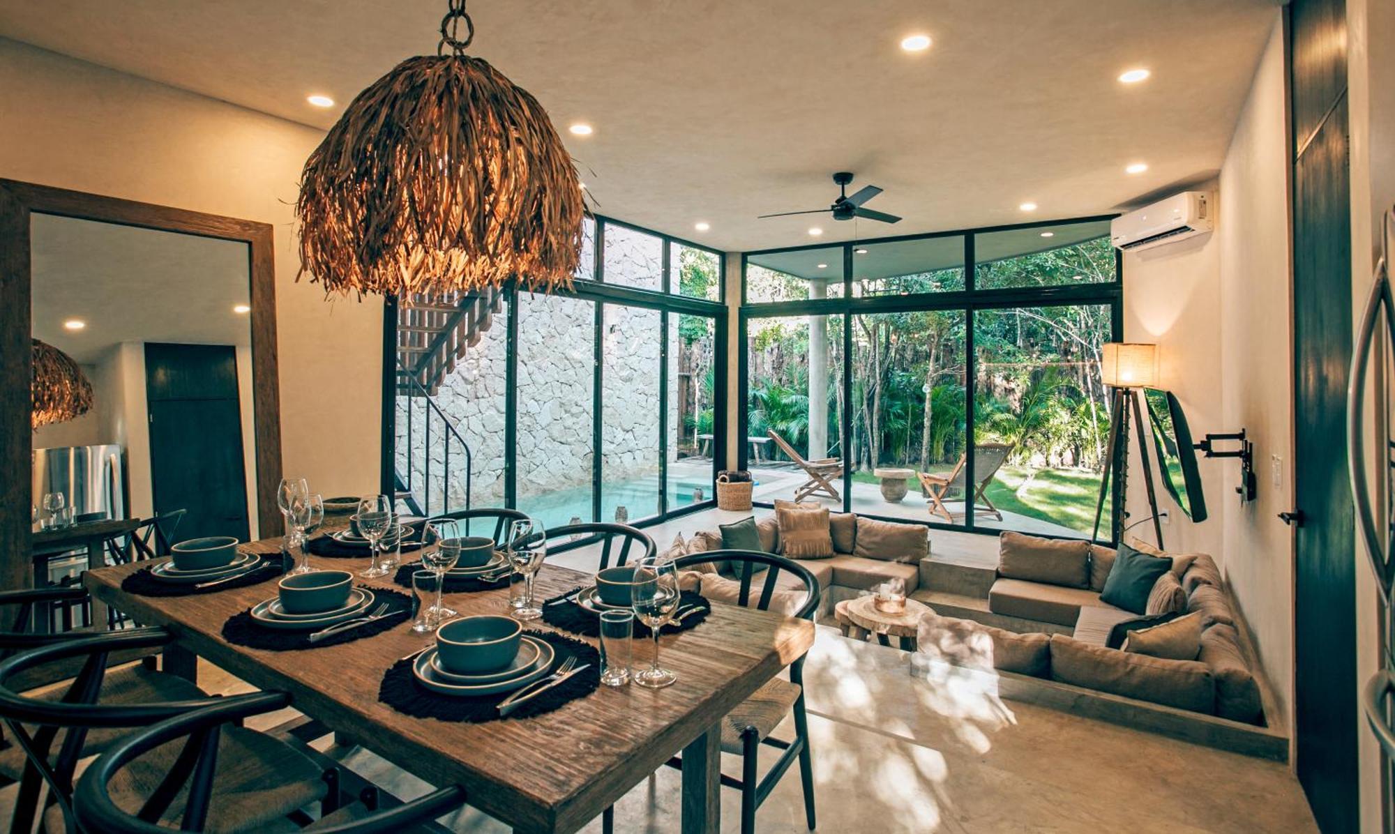 Jungle Boho Villa - Private Pool - Concierge 6B Tulum Eksteriør bilde